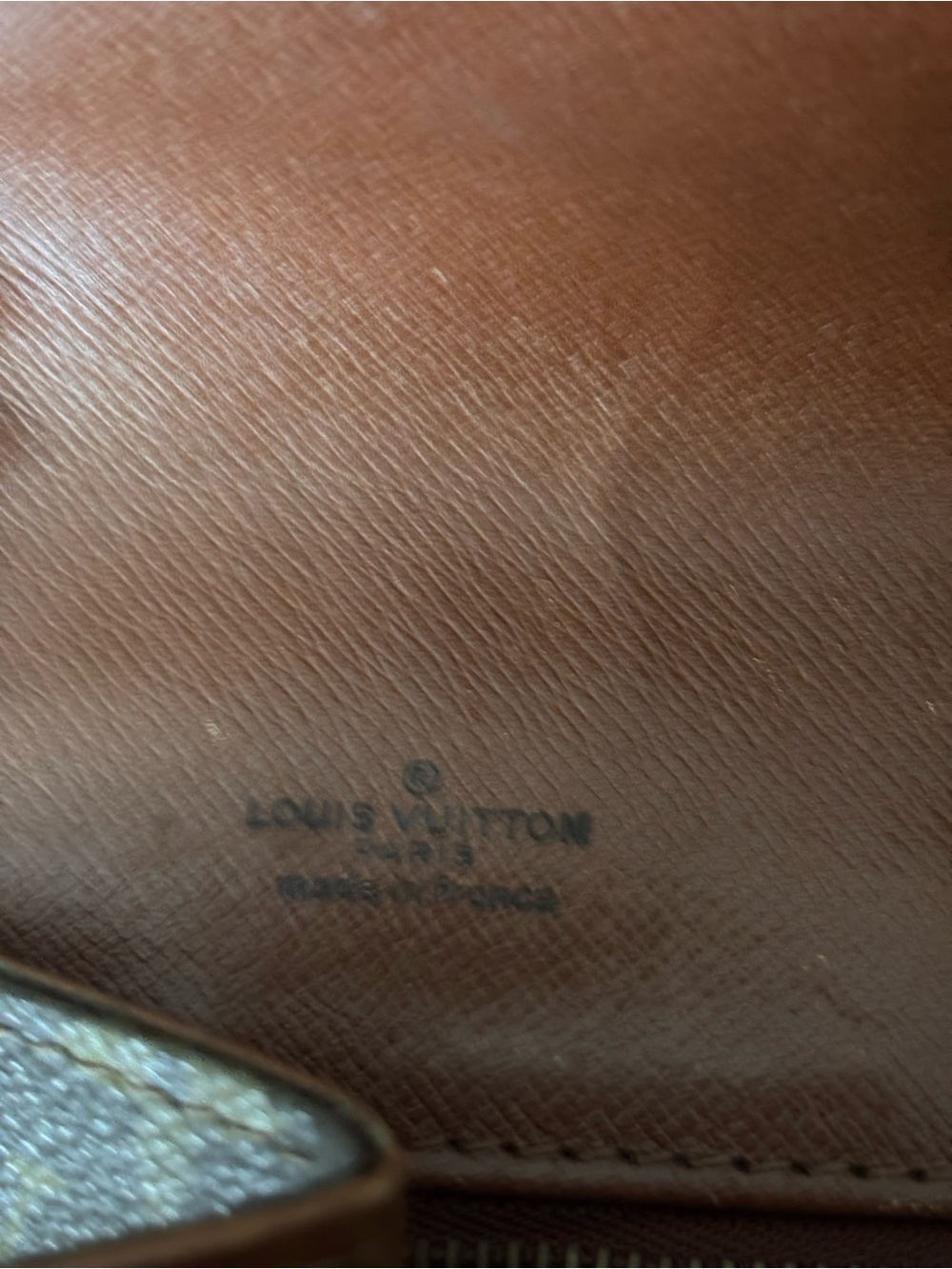 Louis Vuitton Monogram Foldover Clutch in Brown & Tan Leather Trim - Picture 8 of 10